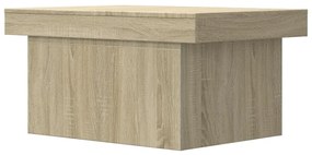 Mesa de centro 80x55x40 derivados de madeira carvalho sonoma