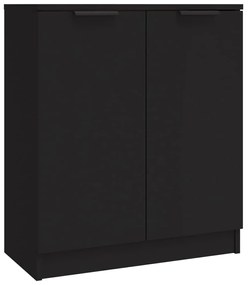Aparadores 3 pcs derivados de madeira preto