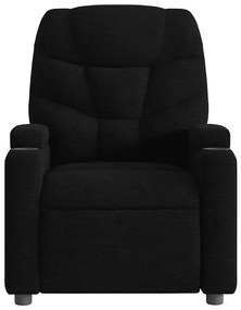 Poltrona de massagens reclinável tecido preto