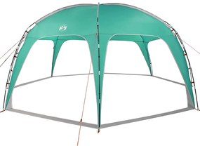 Tenda de festas impermeável verde mar