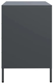 Aparador 68x39x58,5 cm aço laminado a frio antracite