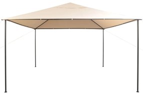 Gazebo tenda com toldo 4x4 m aço bege