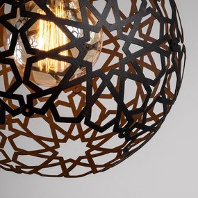 Chandelier Fellini – Preto – 25 cm