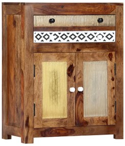 Móvel lateral 60x30x75 cm madeira de acácia maciça