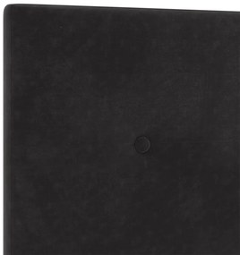 Cabeceira VidaXL Botonê Preto 90 cm Veludo