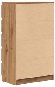 Armário gavetas 60x36x103 cm deriv. madeira carvalho artisiano