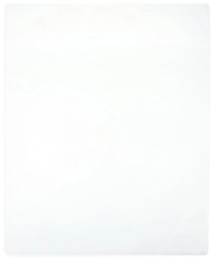 vidaXL Lençóis ajustáveis 2 pcs 140x200 cm algodão jersey branco