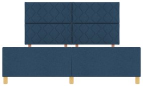 Cama vidaXL Azul 180x200 cm em Tecido