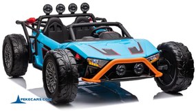 Carro eletrico crianças Todo terreno UTV Racing 24V 2.4G 2 Lugares Azul
