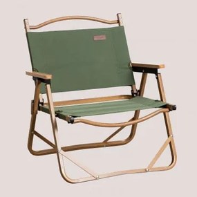 Cadeira Dobrável de Camping Malaui verde exército - Sklum