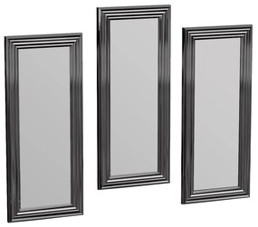 Conjunto de Espelhos Lavia – Prateado – 30x70x3 cm