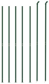 Cerca de malha de arame com flange 2,2x10 m verde