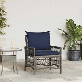 vidaXL Cadeira de Jardim Cinzeto 60 x 70 x 78cm vime PE