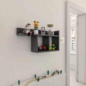 Prateleira de Parede Room – Antracite – 72x37x18 cm