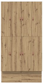 Cama de Armazenamento Artisan Carvalho 120x190 cm
