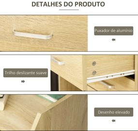 Móvel Liko de 4 Gavetas - Design Nórdico