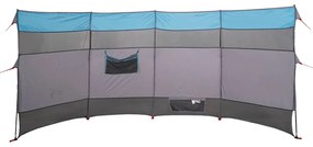 Corta-vento de campismo 366x152x152 cm impermeável azul