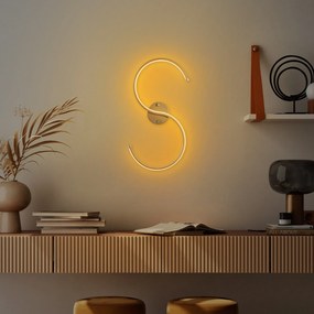 Lâmpada de Parede Es – Dourado – 25cm x 56cm x 5cm