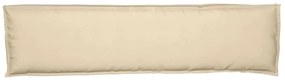 almofadas para pallet para banco 2 pcs Bege 150x40x8 cm tecido Oxford