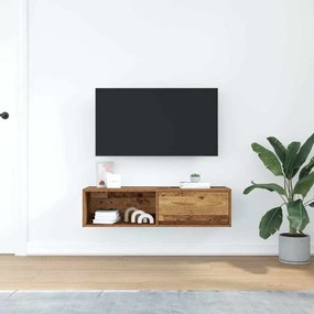 Móvel de TV 100x31x25,5 cm derivados de madeira madeira velha