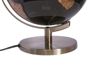Globo decorativo em preto e cobre com LED 32 cm MAGELLAN Beliani