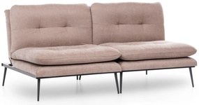 Mesa de Centro Stil Metal Ferforje – Nogueira/Preto – 90x90x38 cm