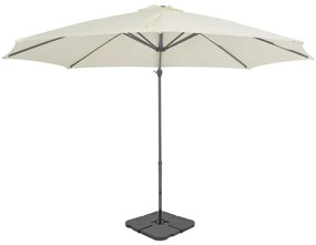 Guarda-sol de jardim com base portátil areia