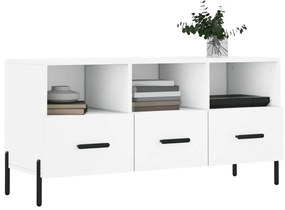 Móvel de TV 102x36x50 cm derivados de madeira branco