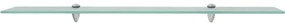 Prateleiras flutuantes 2 pcs vidro 90x10 cm 8 mm