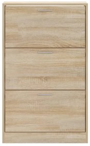 Sapateira 63x24x103 cm derivados de madeira carvalho sonoma