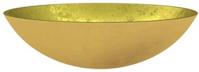 Lavatório 50x37x14 cm vidro dourado