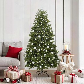 vidaXL Árvore de Natal Artificial Verde 180 cm PVC e Metal