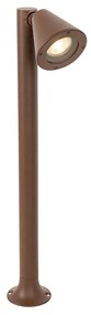 Candeeiro de exterior moderno castanho ferrugem 60 cm IP44 ajustável - Ciara Moderno