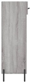 Sapateira 60x35x105 cm derivados de madeira cinzento sonoma
