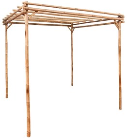 Pérgola de bambu 170x170x220 cm