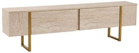 Móvel de TV "Serenity" - 180x50x29,5 cm - Design Moderno - Travertino