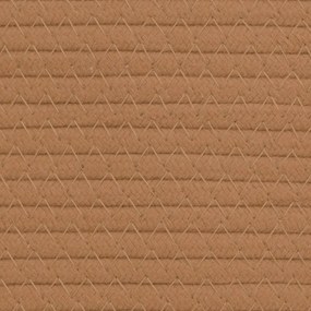 Cestos de arrumação 2 pcs Ø24x18 cm algodão castanho e branco