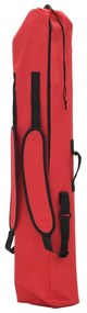 Rede com suporte dobrável vermelho