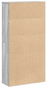 Estante 60x24x120 cm derivados de madeira cinzento sonoma