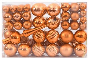 Enfeites de Natal 98 pcs Ø3/4/6 cm cobre