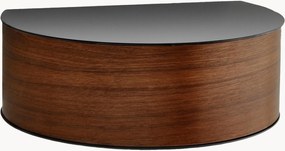 Mesas de cabeceira de parede em madeira com gaveta Wallie, conjunto de 2