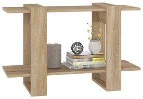 Estante/divisória 80x30x51 cm cor carvalho sonoma