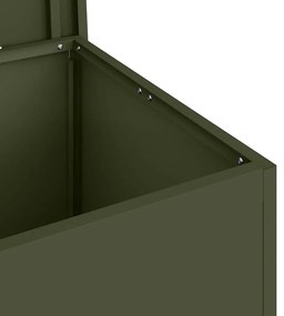 Caixa de Armazenamento Externa Verde-oliva 80 x 50.5 x 50 cm