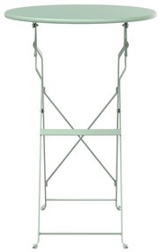Mesa de Jardim Dobrável Light Mint Ø50x71 cm Aço
