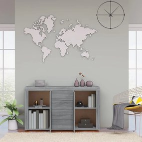 Aparador 120x36x69 cm derivados de madeira cinzento sonoma