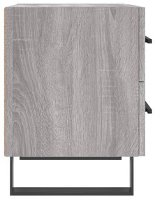 Mesa cabeceira 40x35x47,5 cm derivados madeira sonoma cinza