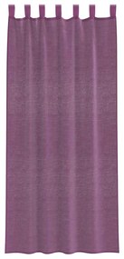 Cortinas de voile com laços 2 pcs roxo 140x245 cm