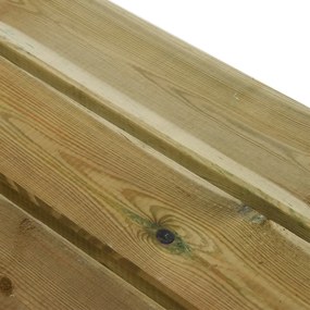 Banco de jardim 160 cm madeira de pinho maciça impregnada