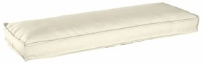vidaXL Almofada de Palete para Banco Creme 120 x 40 x 8 cm - Tecido Oxford