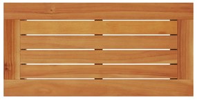 Mesa apoio jardim c/ tampo madeira 58x27,5x55 cm vime PE cinza